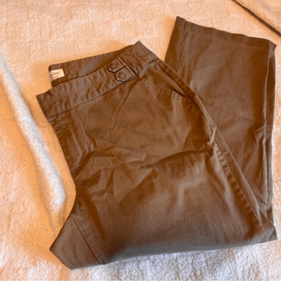 CJ Banks Women's Brown Chinos - Picture 1 of 4